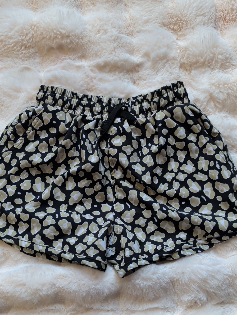 🎉 4 for $20 🎉 Kortni Jeane Swim - Mini Men Size 8/9 Retros - Leopard 🐆 Shorts